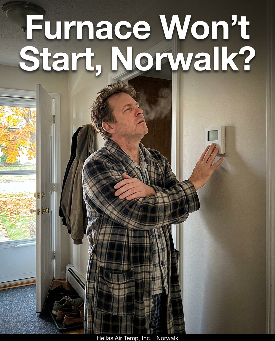 Furnace Won't Start, Norwalk?